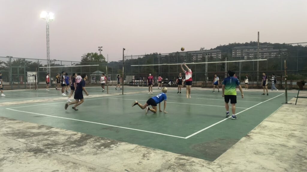 Athletics track at University of Phayao