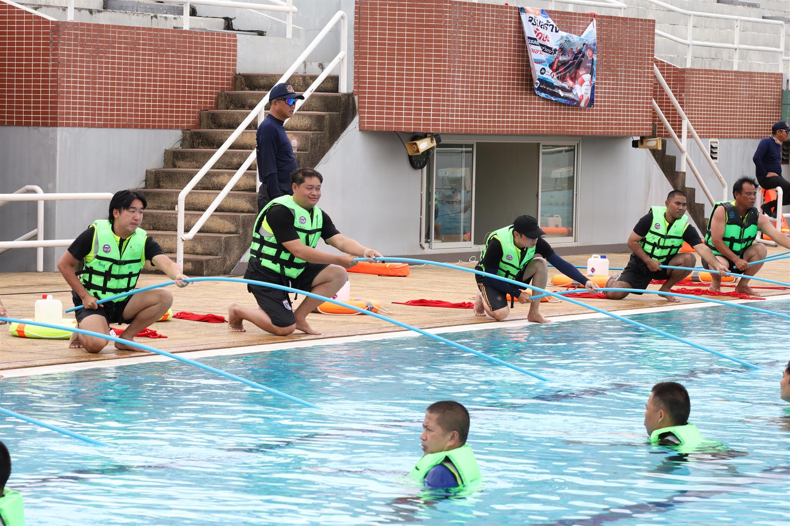Emergency response team training at University of Phayao