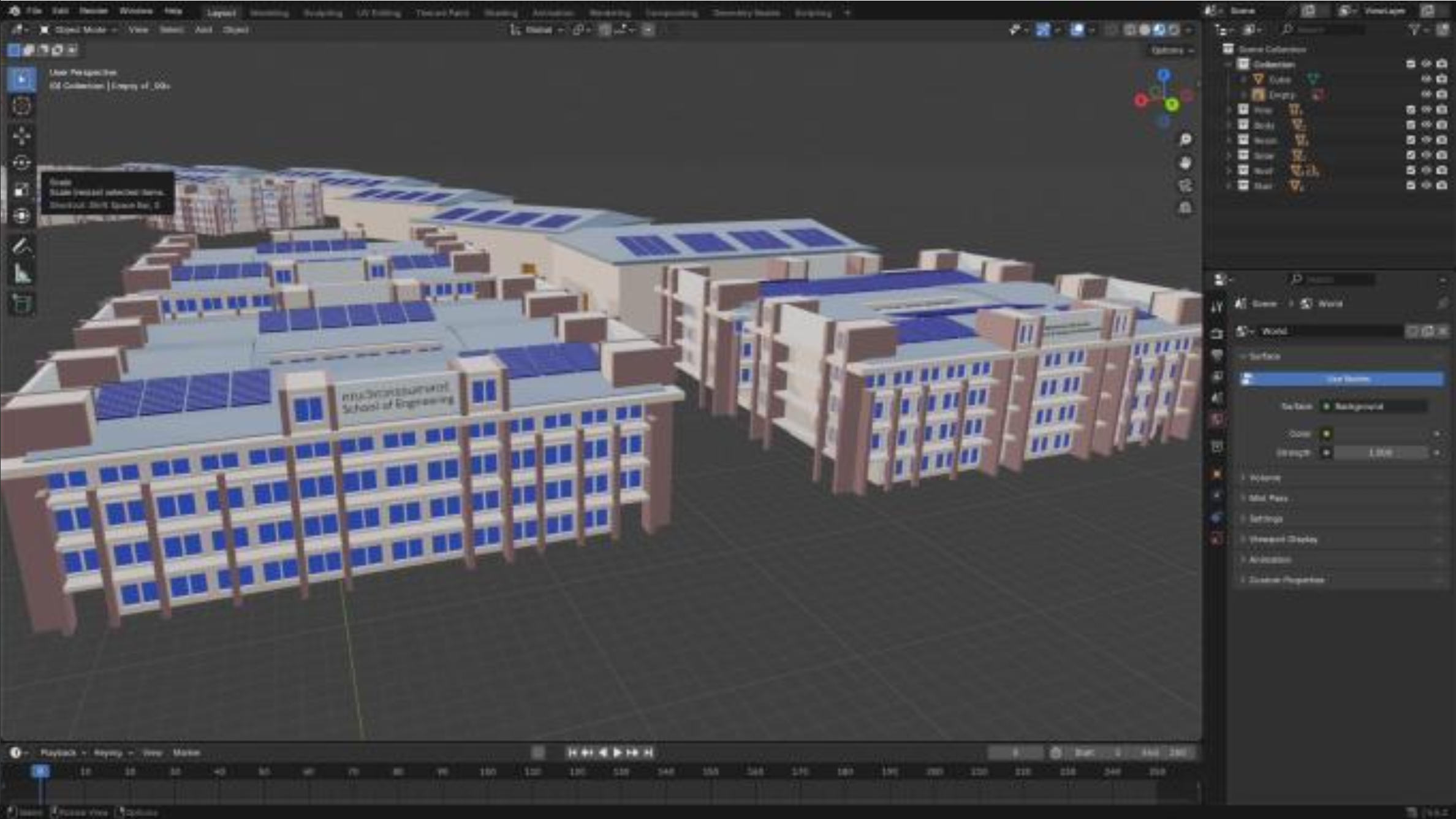 Digital model of building data