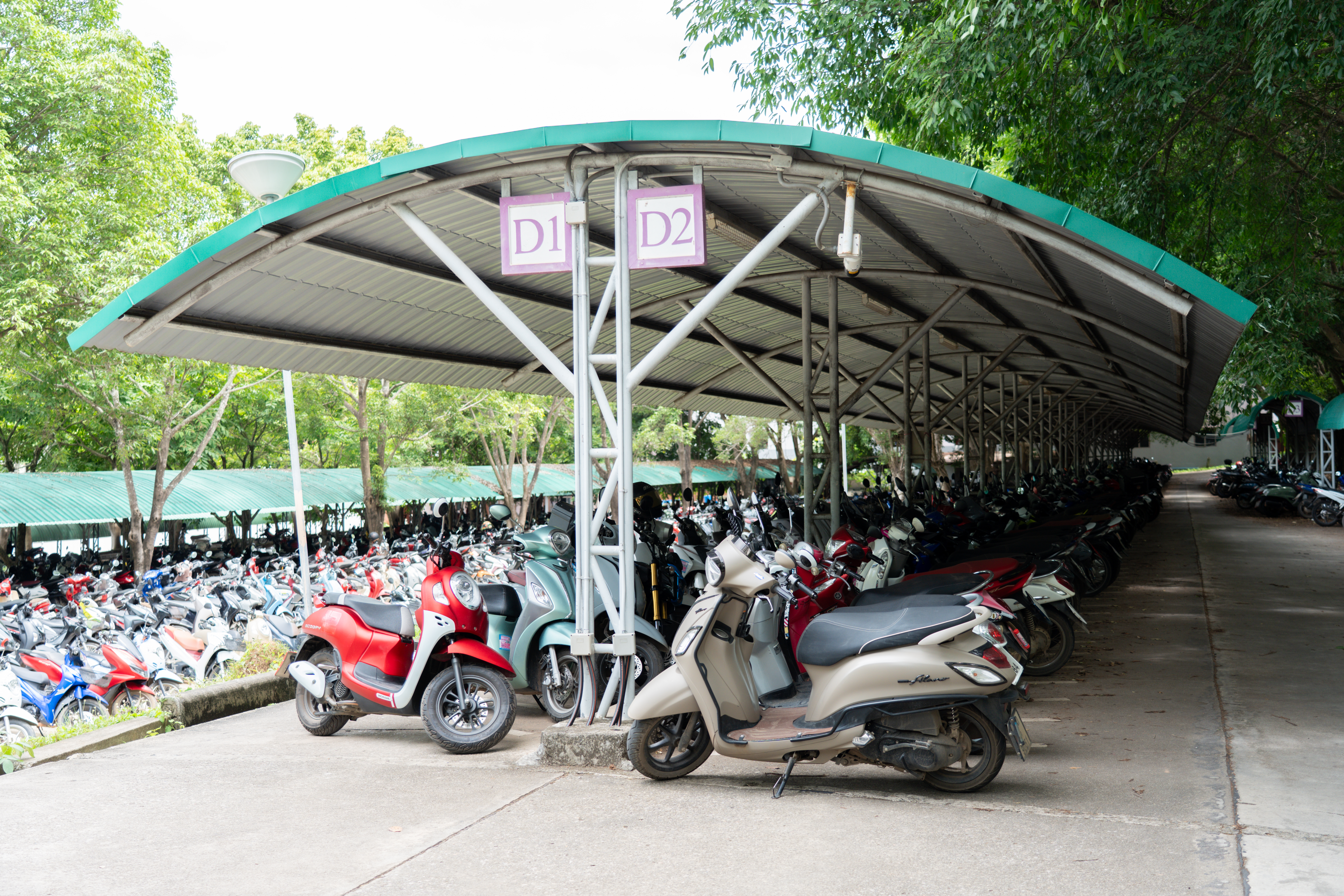 Motorcycle parking