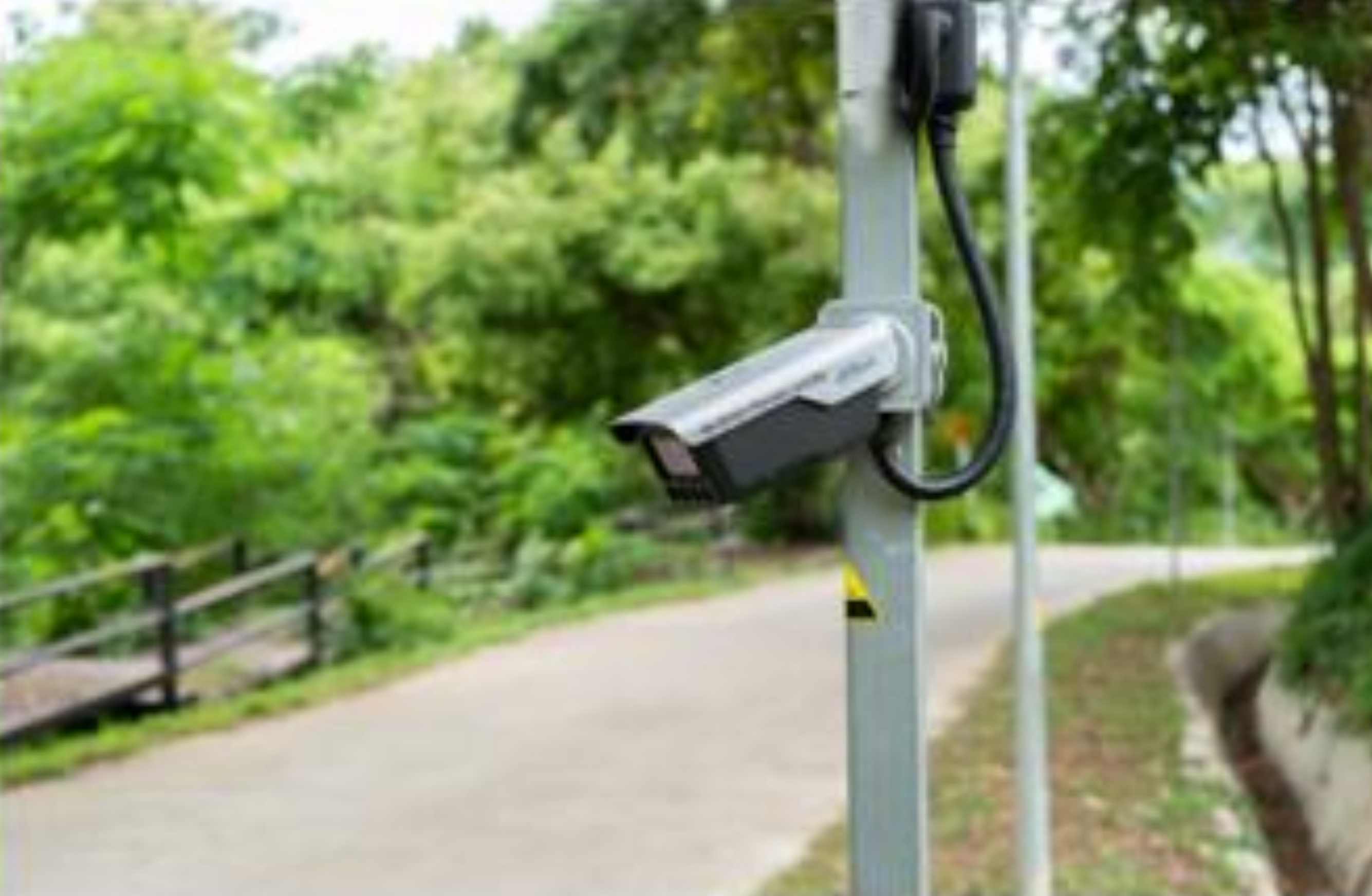 License plate reader camera at University of Phayao