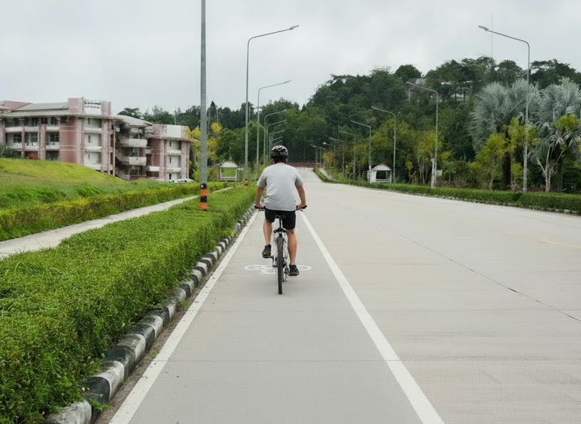 Bicycle on campus