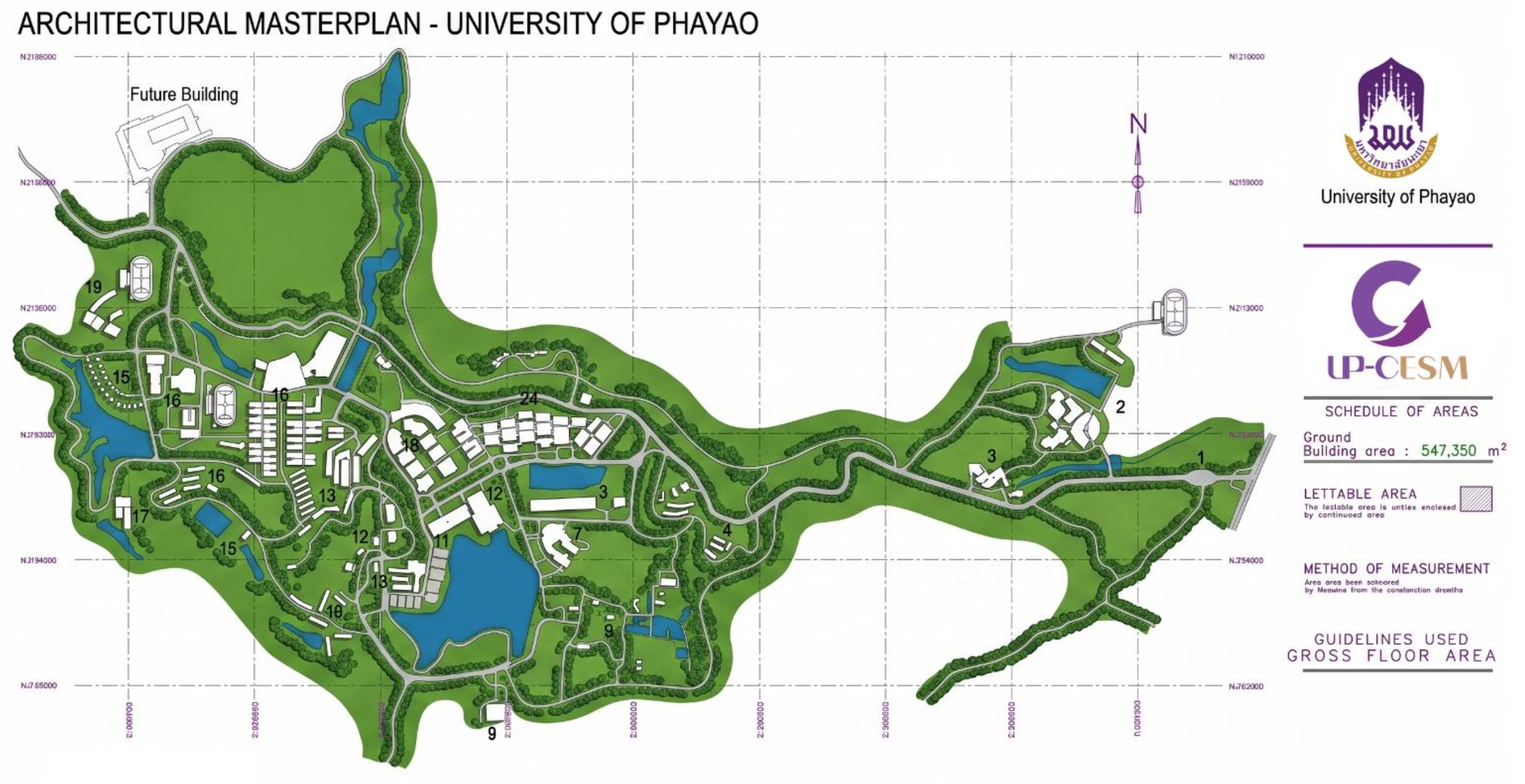 Architectural Masterplan - University of Phayao