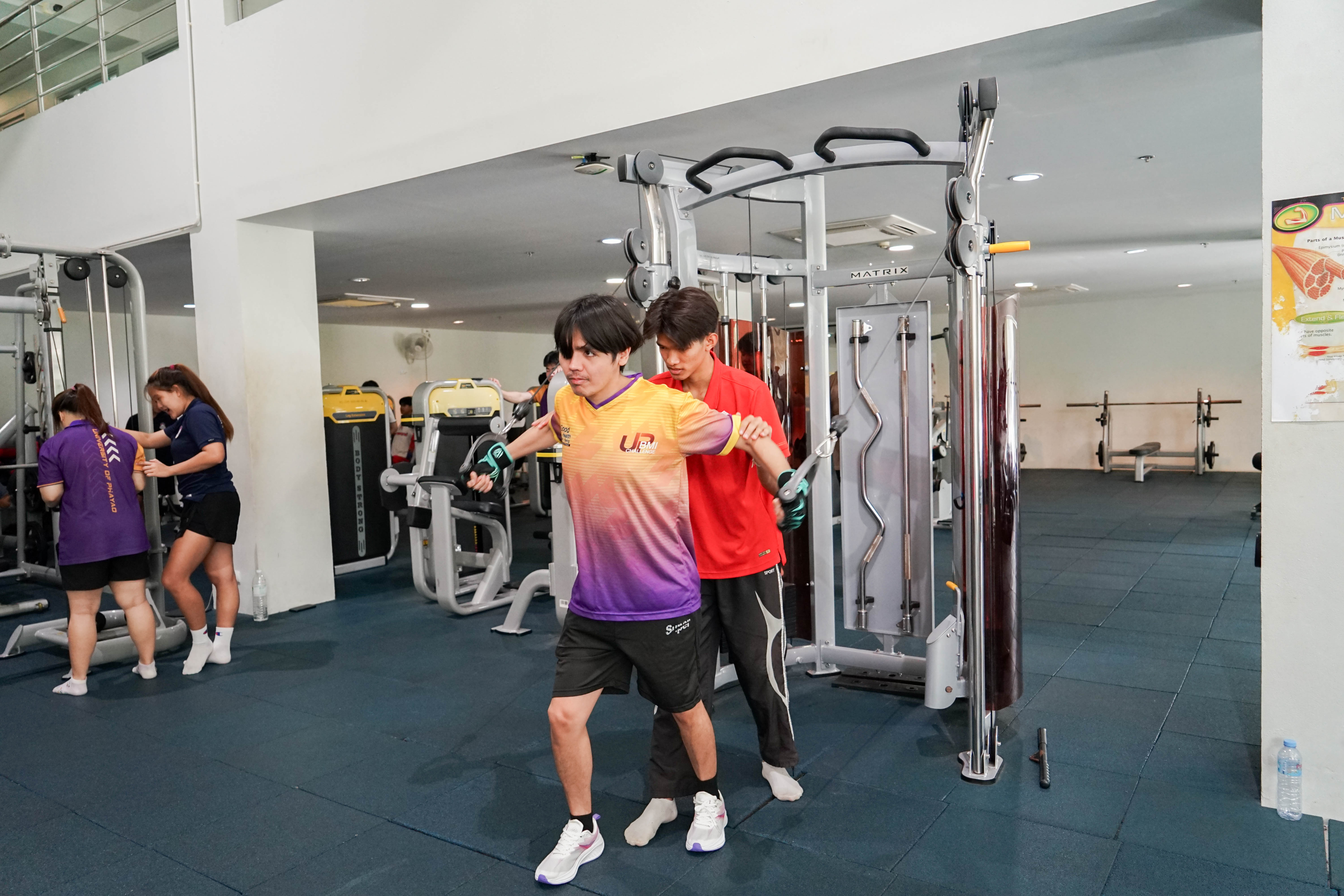 Fitness center staff at University of Phayao