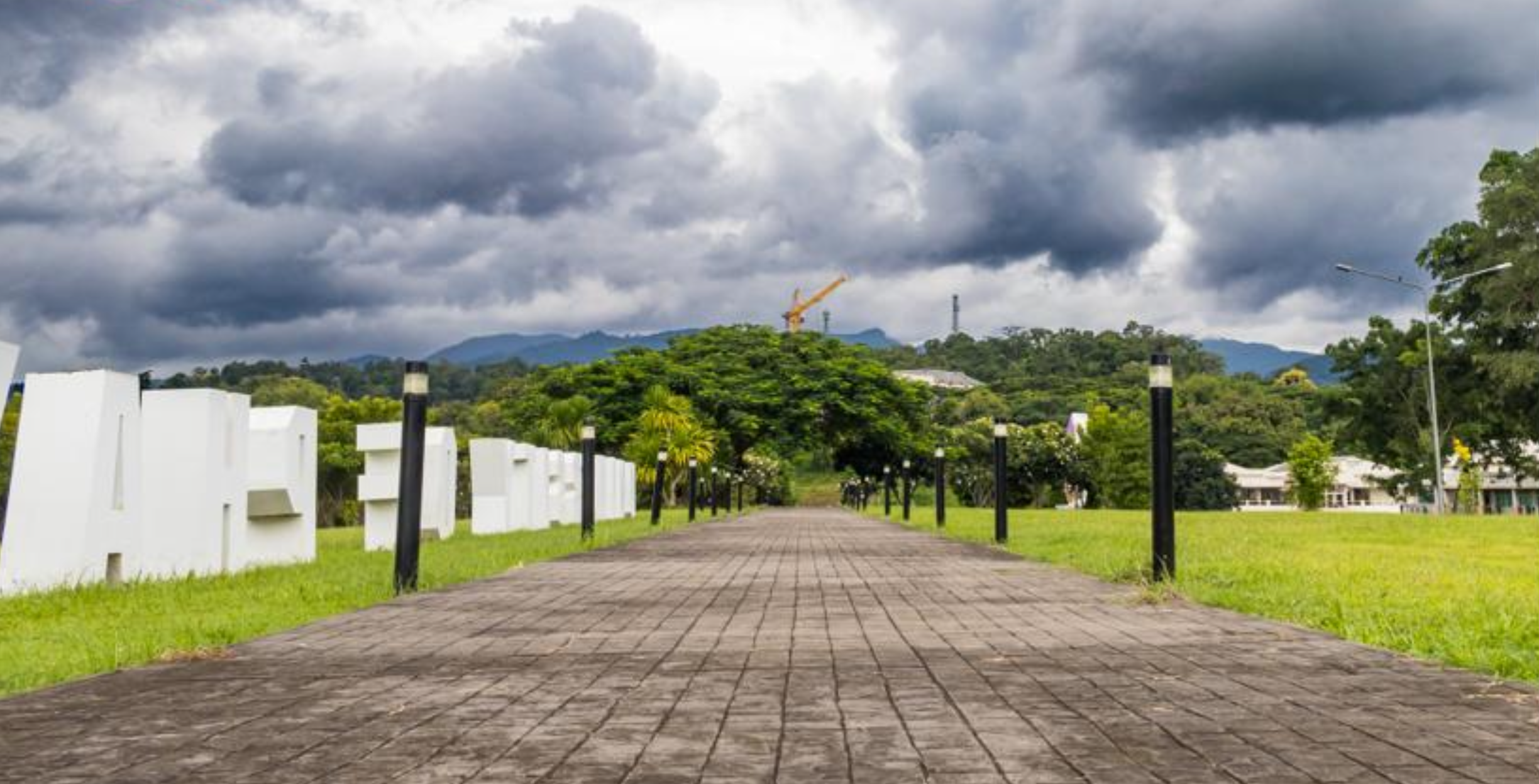 Water absorption area at University of Phayao
