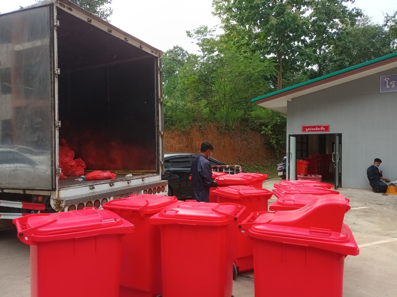 Infectious waste collection and transport