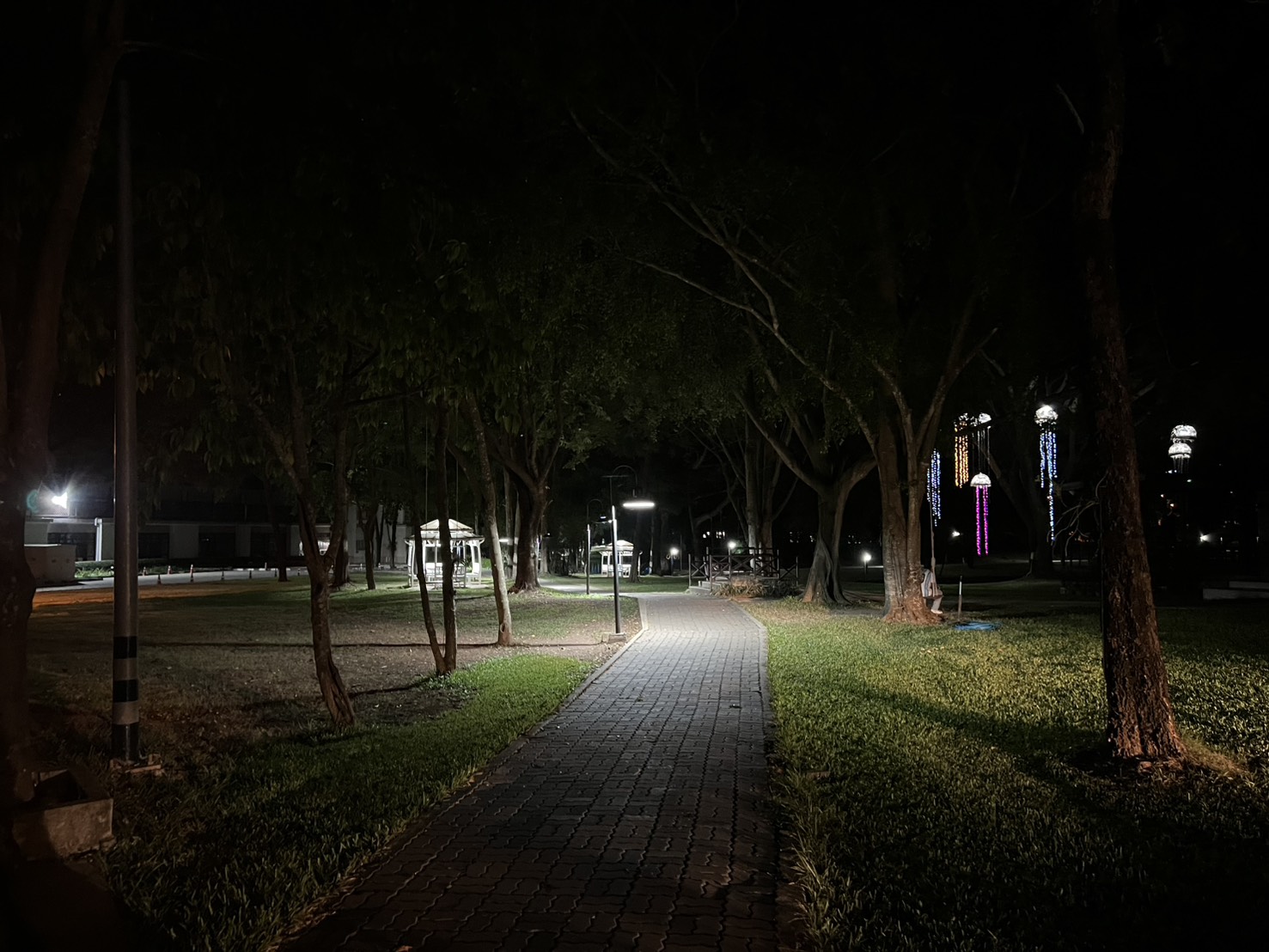Street lamp for pedestrian in night