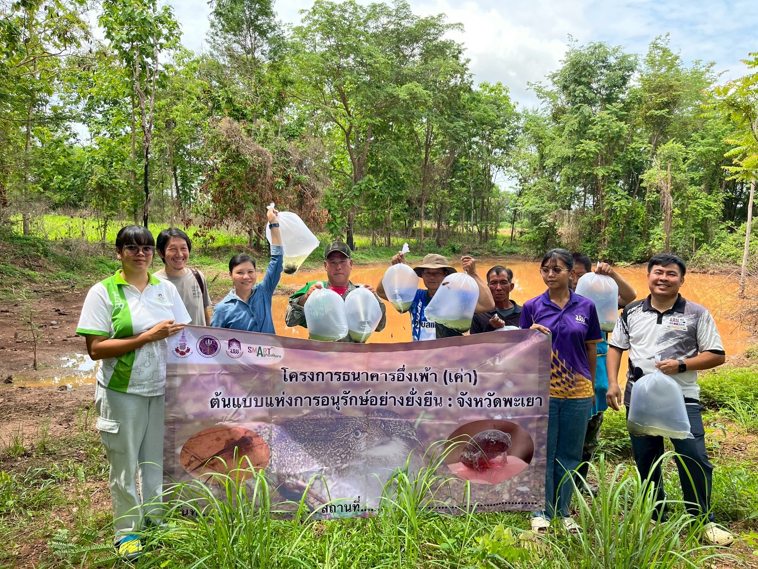 Frog breeding facility, University of Phayao