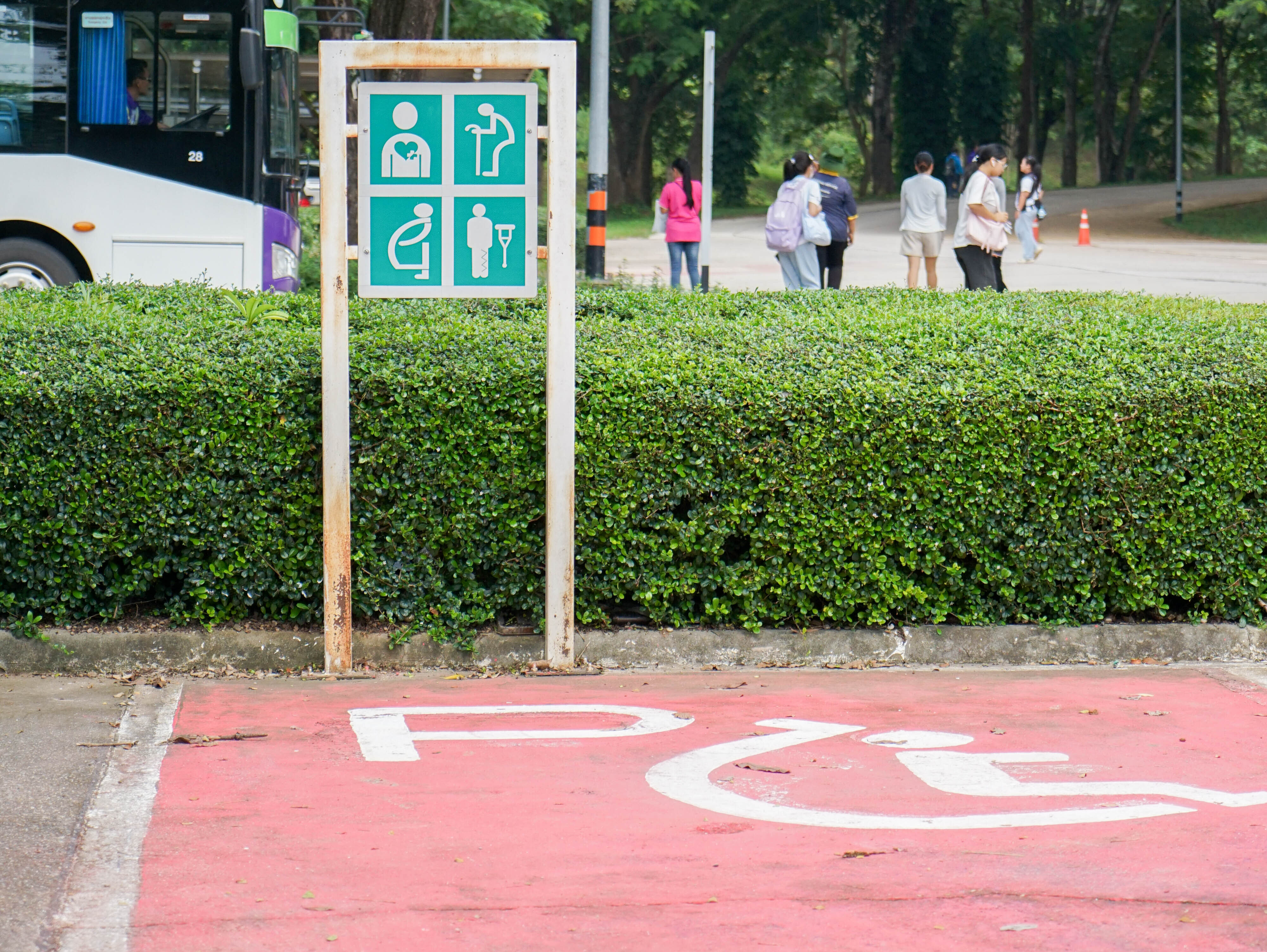 Parking for the disabled