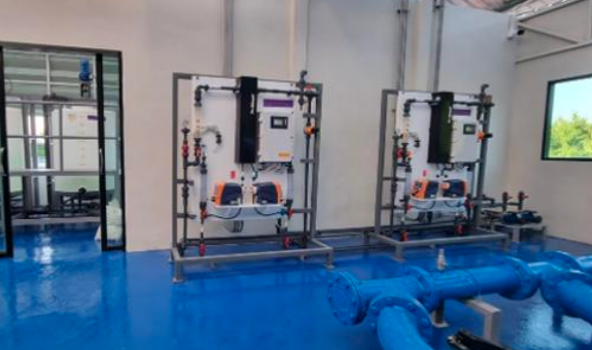 Water treatment equipment room, University of Phayao