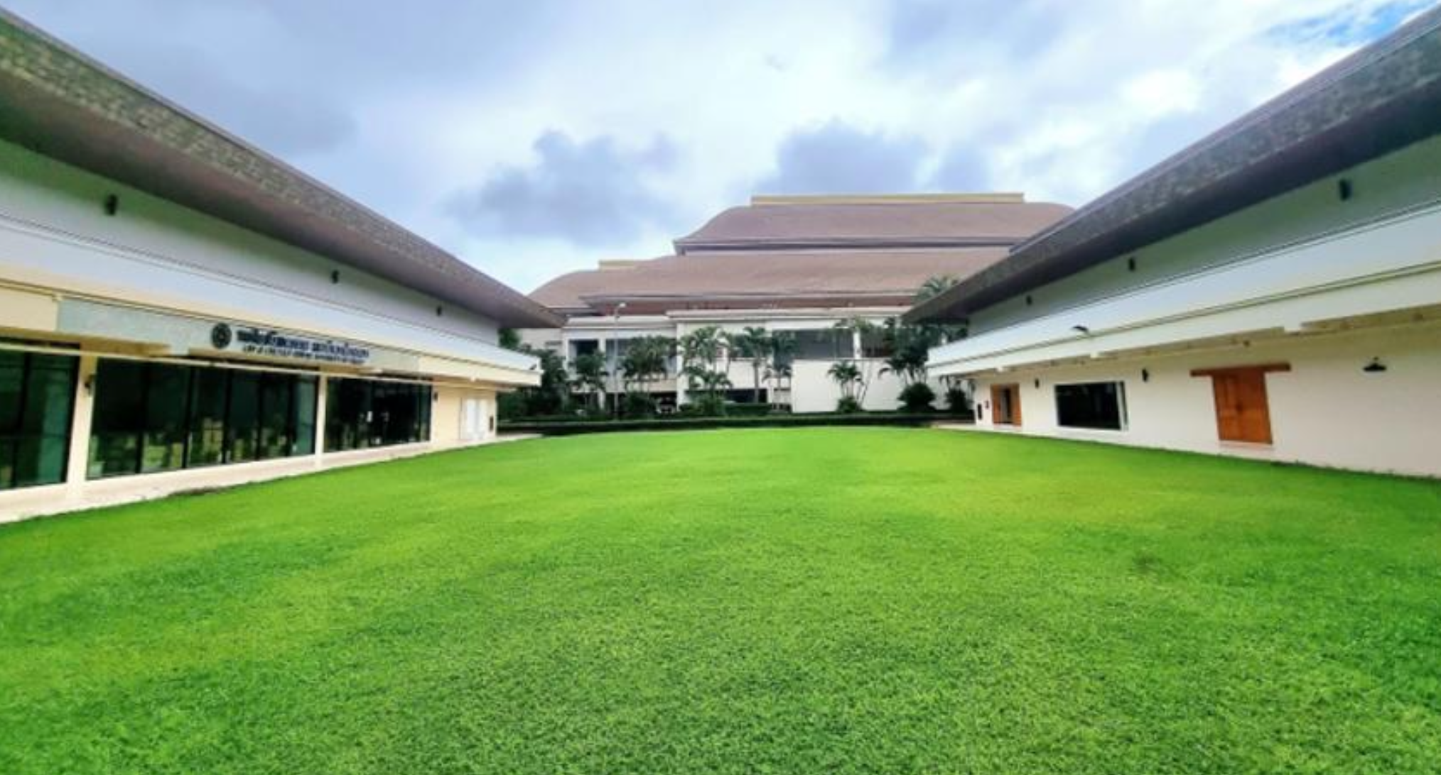Planted vegetation area in University of Phayao