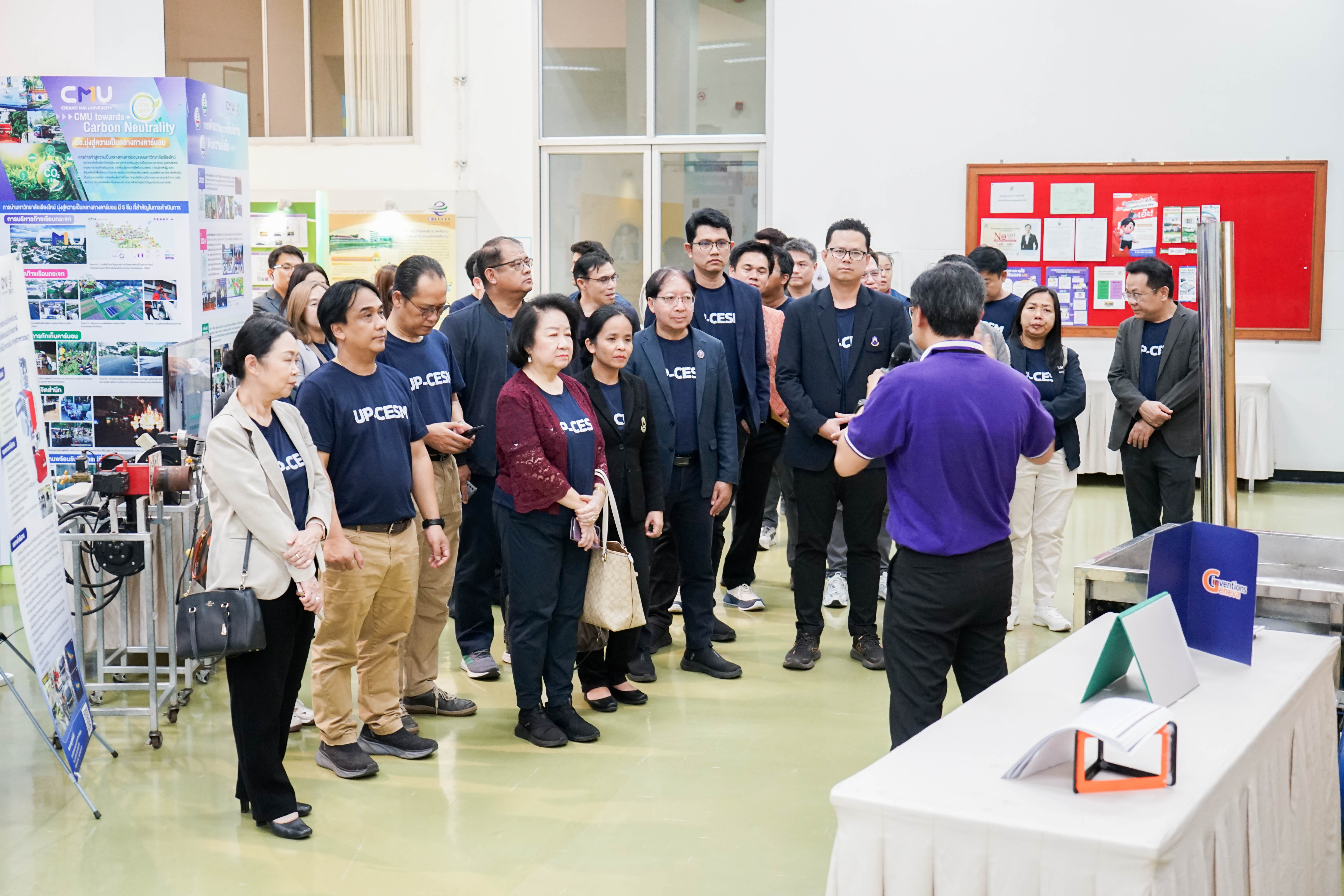University of Phayao executives on study visit at Chiang Mai University Nakornping Energy Research Institute