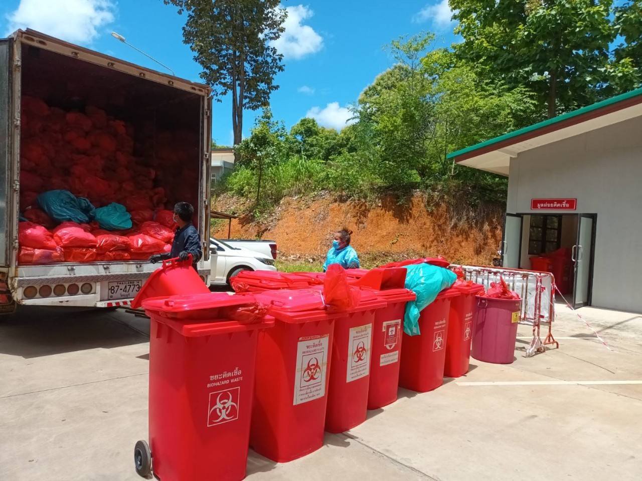 Infectious waste collection and transport