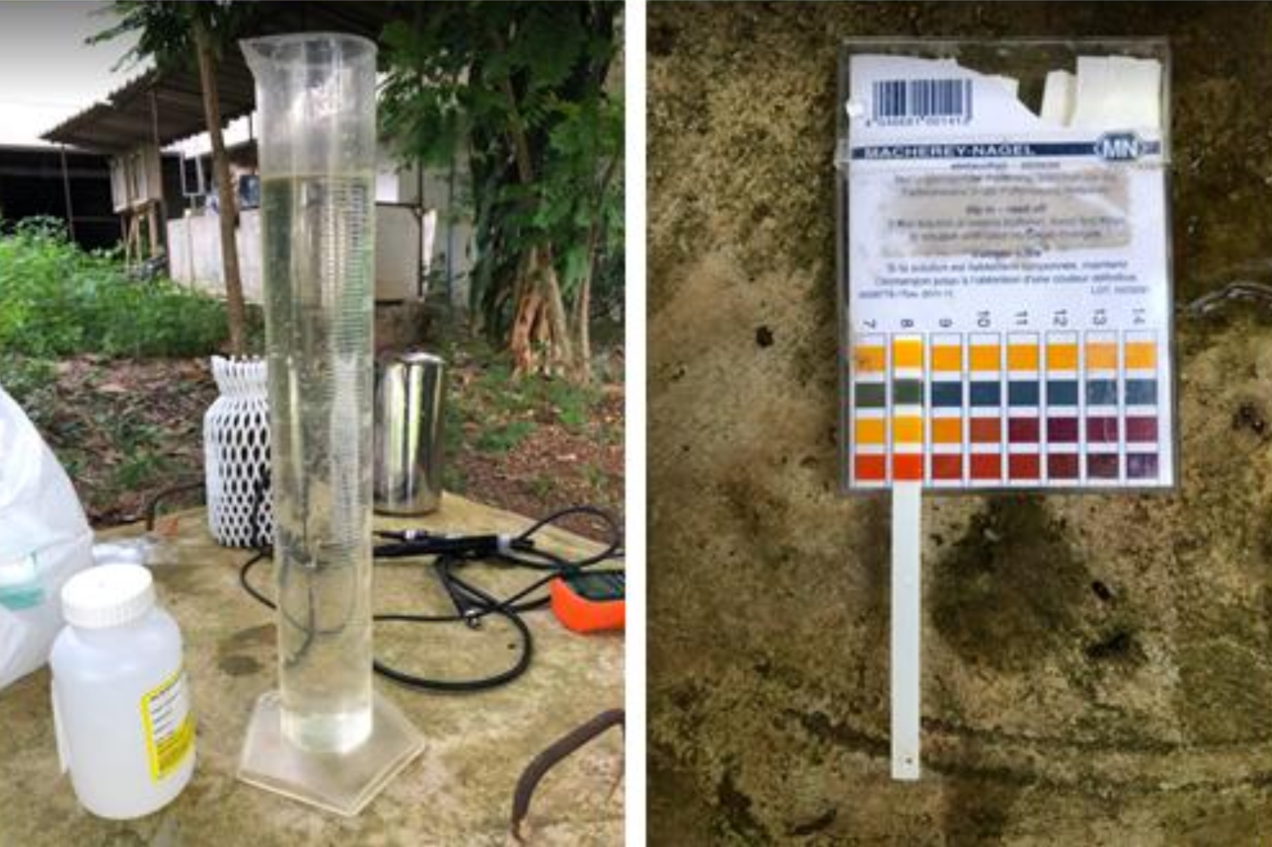 Wastewater quality sampling and testing at University of Phayao