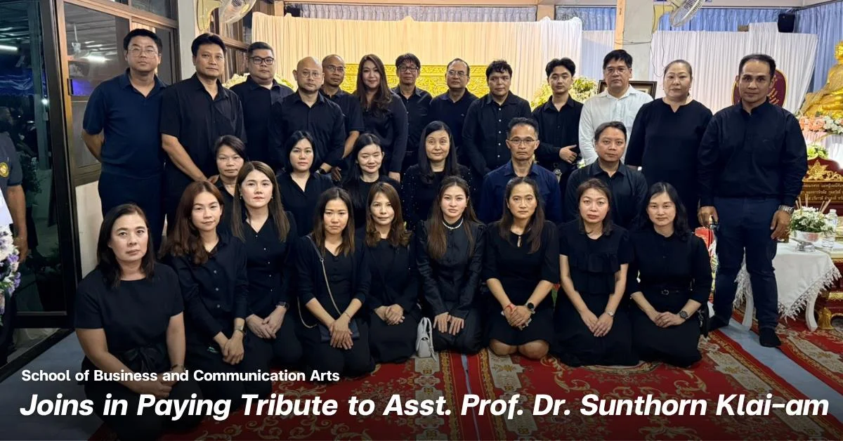 BCA Joins in Paying Tribute to Asst. Prof. Dr. Sunthorn Klai-am