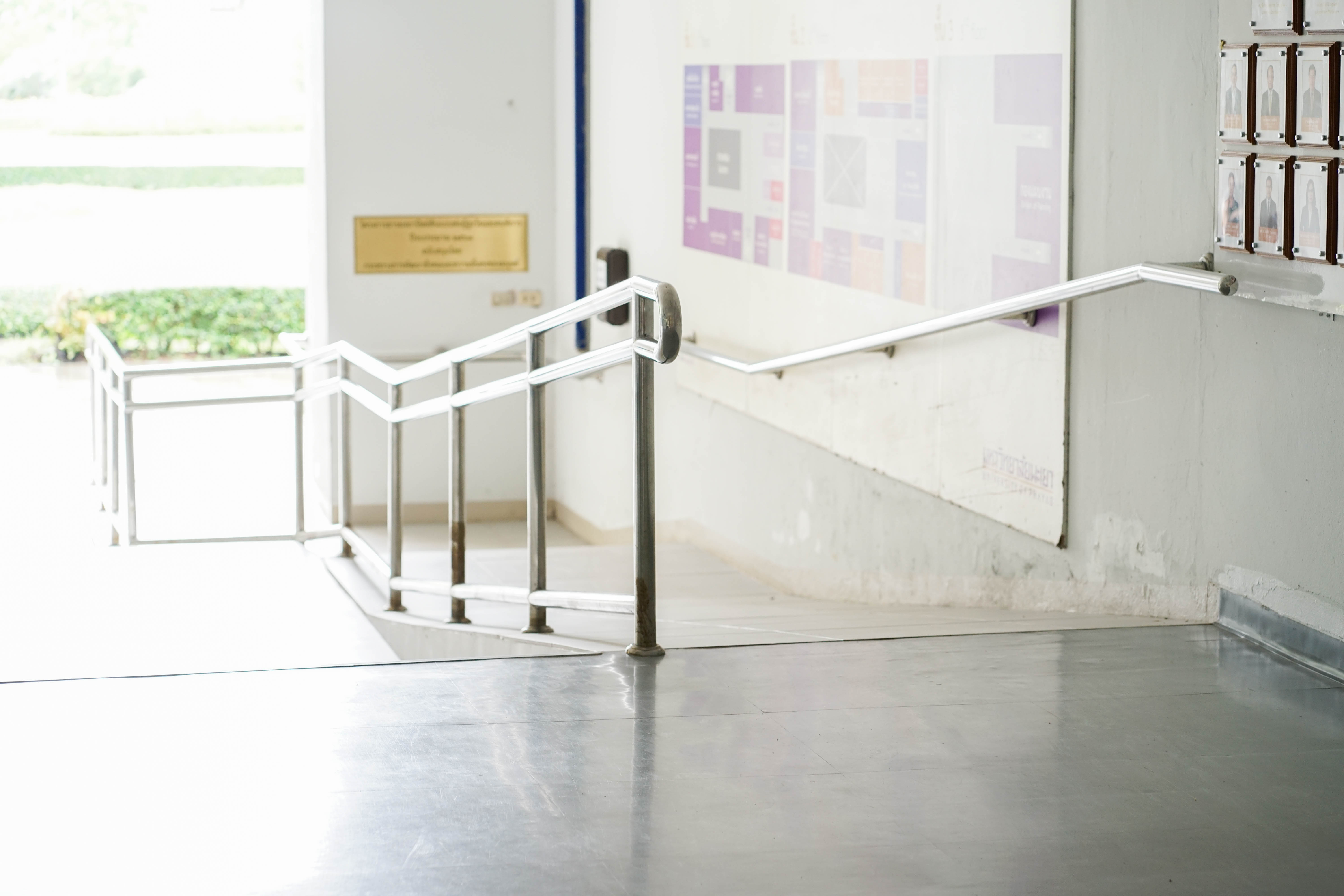 Wheelchair ramp for persons with disabilities