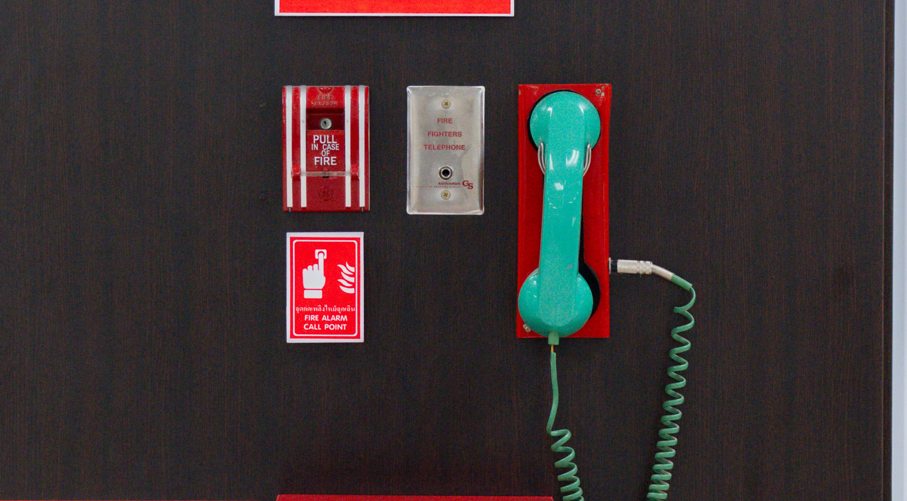 Emergency telephone at University of Phayao