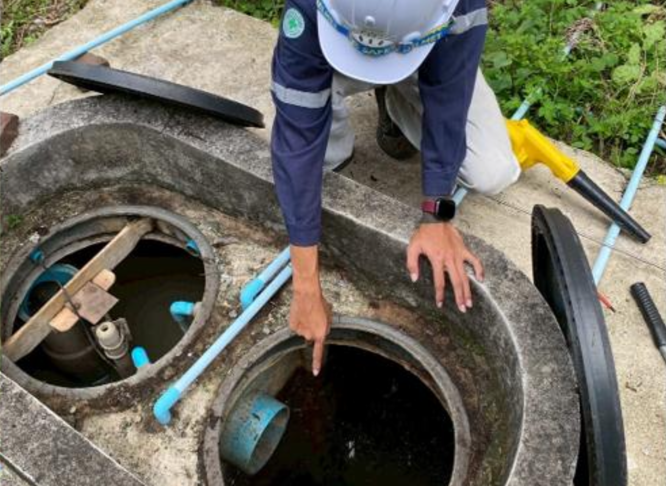Maintenance of the wastewater treatment system at University of Phayao