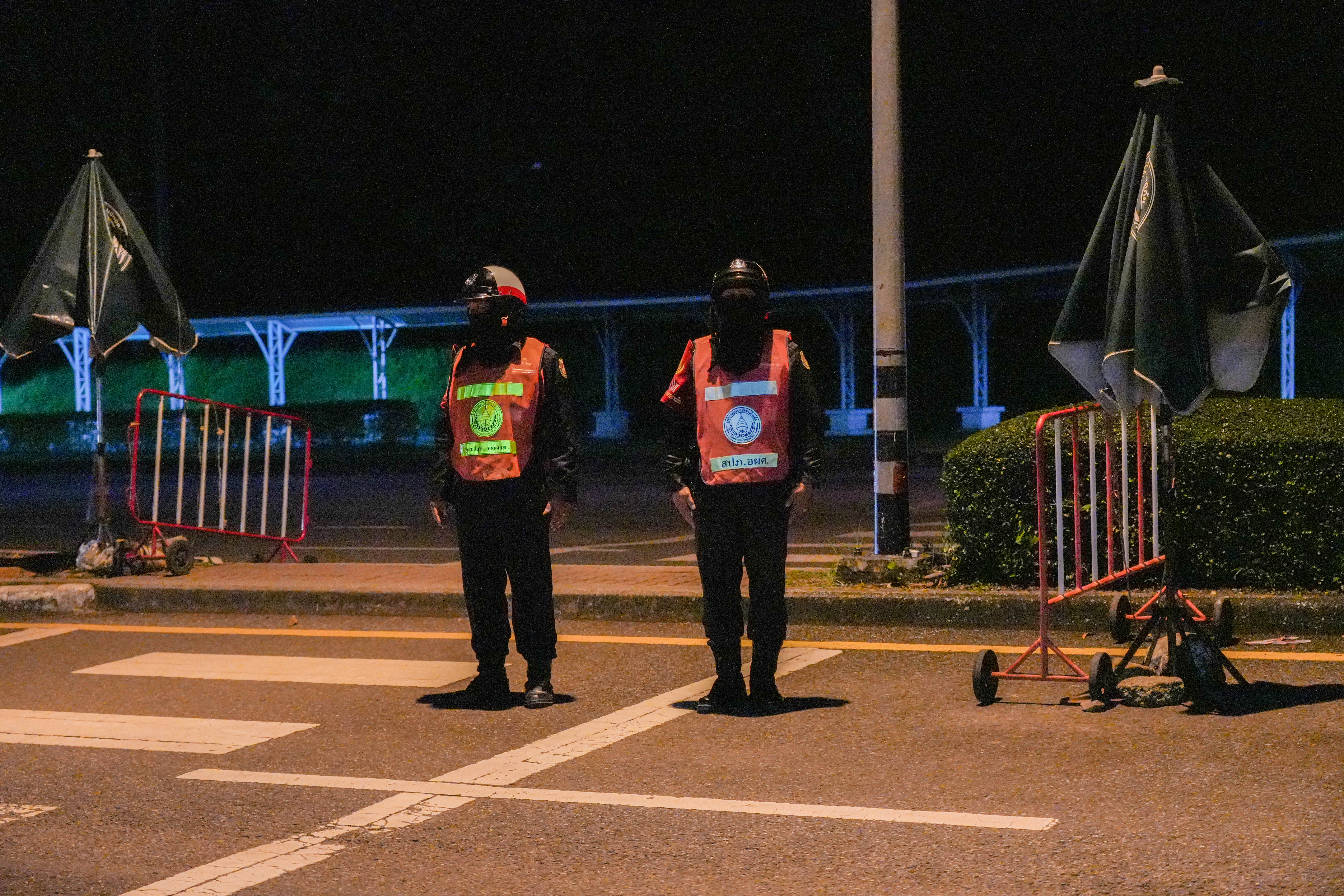 Security patrol officers at University of Phayao