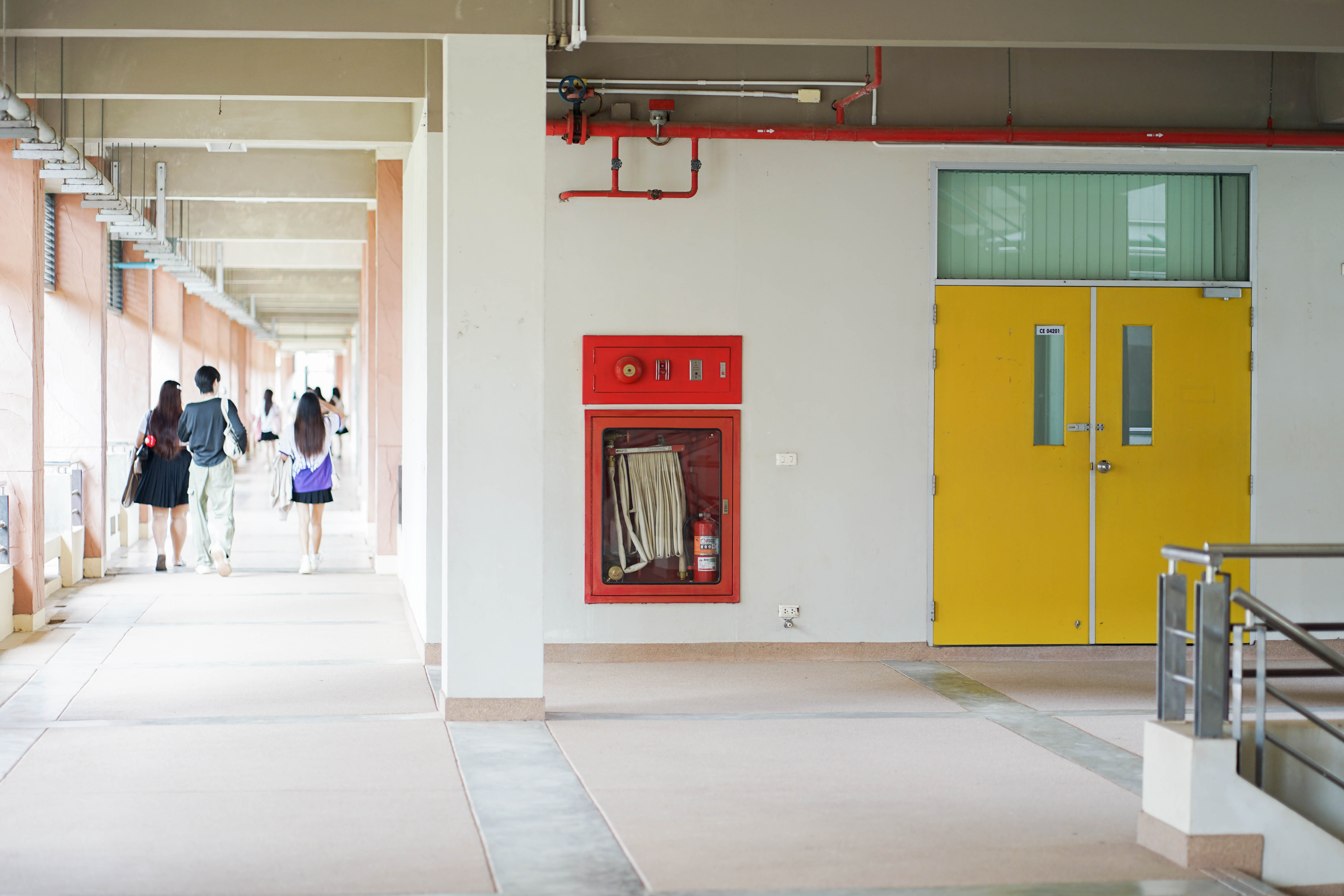Fire receiver water supply at University of Phayao