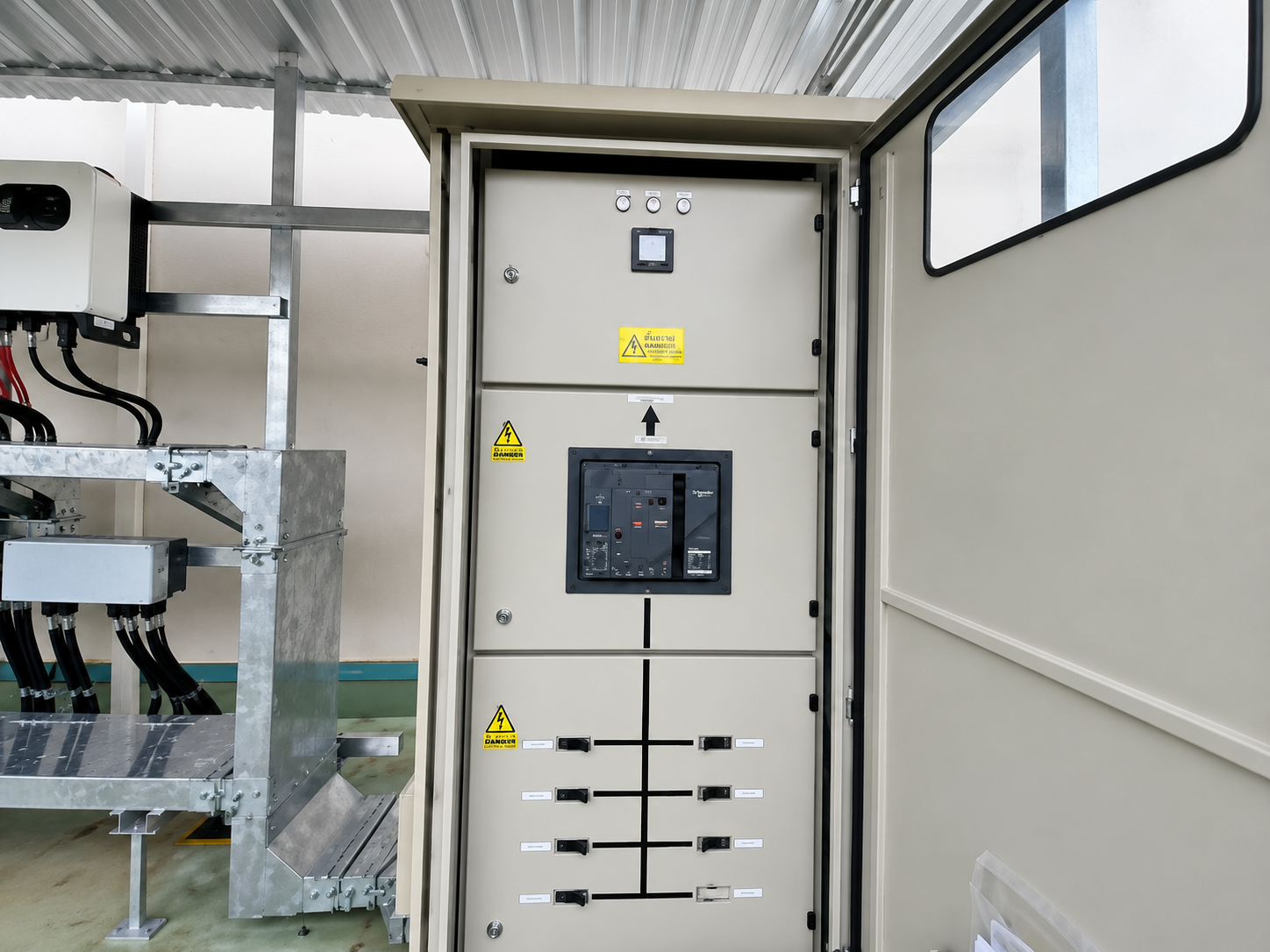 Electrical control panel for solar system
